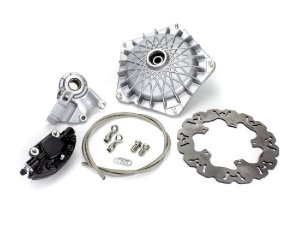 Scheibenbremse Grimeca NT Vollhydraulisch, Grimeca NT, Malossi Whoop, ohne Bremspumpe, Gasgriffsystem Scooter and Service Vespa PX, Pk