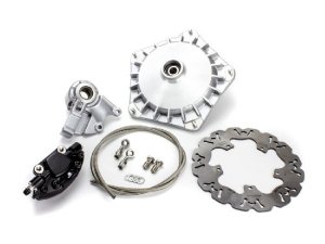 Scheibenbremse Grimeca NT Vollhydraulisch, Grimeca NT abgedreht, Malossi Whoop, AJP Repro 11mm, schwarz, ohne Gasgriff und Gasrohr Vespa PX, Pk