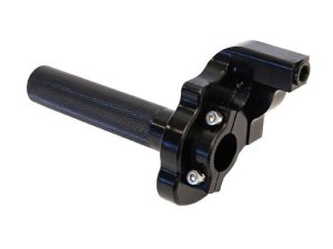 Gasgriff CNC 90 kugelgelagert schwarz Vespa Lambretta
