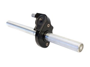 Gasgriffsystem CNC Scooter + Service komplett schwarz Vespa Lambretta