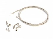Stahlflex Bremsleitung komplett / Edelstahl, Banjo 90...