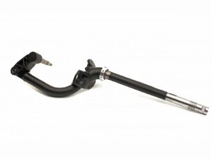Gabel Vespa Cosa Superlow, PX alt, Rally, Sprint, schwarz pulverbeschichtet, 385mm