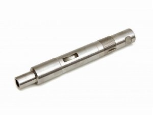 Gabel Vespa Cosa Superlow, PX alt, Rally, Sprint, schwarz pulverbeschichtet, 385mm