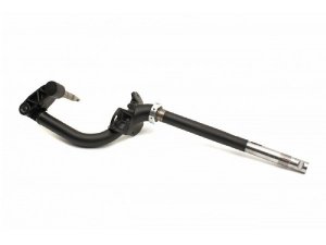 Gabel Vespa Cosa Superlow, VNA, VNB, GL, GS usw. - Lenkerklemmung quer, schwarz pulverbeschichtet. 405mm