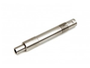Gabel Vespa Cosa Superlow, VNA, VNB, GL, GS usw. - Lenkerklemmung quer, silbergrau pulverbeschichtet, 385mm