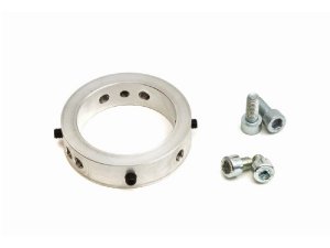 Gabel Vespa Cosa Superlow, VNA, VNB, GL, GS usw. - Lenkerklemmung quer, silbergrau pulverbeschichtet, 385mm