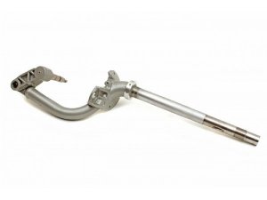 Gabel Vespa Cosa Superlow, VNA, VNB, GL, GS usw. - Lenkerklemmung quer, silbergrau pulverbeschichtet, 405mm