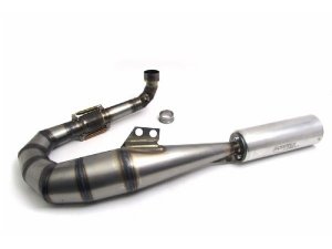 Auspuff Vespa PX 125 Newline, Lefthand, Stahl, ohne...
