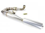 Auspuff Vespa PX 125 Newline, Lefthand, Edelstahl, ohne...