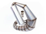 Auspuff Vespa PX 125 Newline, Curley, Edelstahl, ohne...