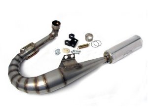 Auspuff Vespa PX 200 / Scooter + Service Newline Edelstahl, Flansch passend fr Zylinder Malossi alt