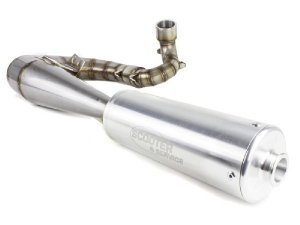 Auspuff Vespa PX 200 / Scooter + Service Newline Edelstahl hauptstndertauglich, Flansch passend fr Zylinder Malossi alt