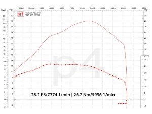 Auspuff Vespa PX 200 / Scooter + Service Newline Curley, Flansch passend fr Zylinder Malossi alt