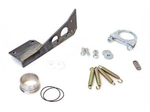 Auspuff Vespa PX 200 / Scooter + Service Newline Curley Edelstahl, Flansch passend fr Zylinder Malossi alt