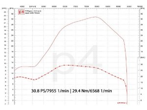Auspuff Vespa PX 200 / Scooter + Service Newline Curley Edelstahl, Flansch passend fr Zylinder Malossi alt