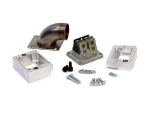 Membrankit Vespa PX,  Ansaugstutzen Edelstahl Keihin PWK 28, Membrangehuse Scooter and Service 2-teilig, Membranblock BGM, RD 350 Nachbau