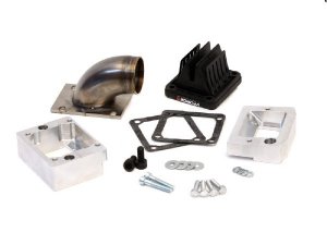 Membrankit Vespa PX,  Ansaugstutzen Edelstahl Keihin PWK 28, Membrangehuse Scooter and Service 2-teilig, Membranblock Tassinari V-Force 4