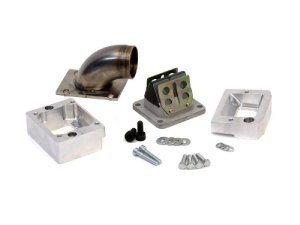 Membrankit Vespa PX, Ansaugstutzen Edelstahl Keihin PWK 35, Membrangehuse Scooter and Service 2-teilig, Membranblock BGM 350 Nachbau