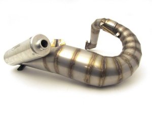 Auspuff Smallframe / Scooter + Service EVO Edelstahl S Vespa Pk, PV, ET3, V50