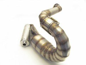 Auspuff Smallframe / Scooter + Service EVO Edelstahl Vespa Pk, PV, ET3, V50