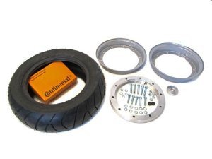Breitreifenumbau Scooter + Service 4-Zoll komplett Vespa PX