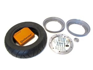 Breitreifenkit Scooter + Service 4-Zoll komplett Vespa PX
