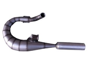 Rennauspuff Pipe Design Vespa PX 200 Charger 220 - normales Stahlblech