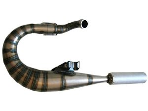 Rennauspuff Pipe Design Vespa PX 200 Duster 220 - normales Stahlblech