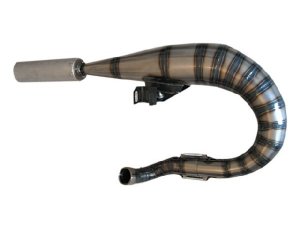 Rennauspuff Pipe Design Vespa PX 200 Duster 220 - normales Stahlblech