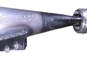 Rennauspuff Pipe Design Vespa PX 200 Hornet 220 - normales Stahlblech