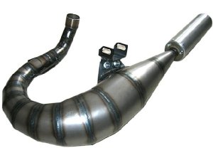 Rennauspuff Pipe Design Vespa PX 200 Hornet 245 EVO - normales Stahlblech