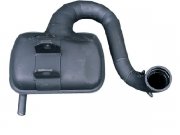 Rennauspuff Pipe Design Vespa PX 200 Silent-Box Original...