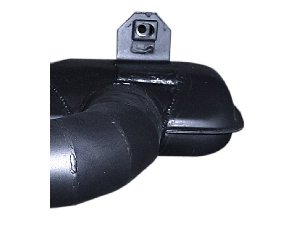 Rennauspuff Pipe Design Vespa PX 200 Silent-Box Speed 220 - normales Stahlblech
