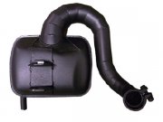 Rennauspuff Pipe Design Vespa PX 200 Silent-Box Speed 220...