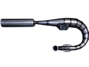 Rennauspuff Pipe Design Vespa PX 125, 150, 177 Basic-Star PX 125 - normales Stahlblech