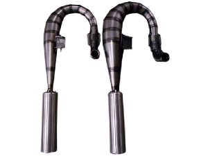 Rennauspuff Pipe Design Vespa PX 125, 150, 177 Basic-Star PX 125 - normales Stahlblech