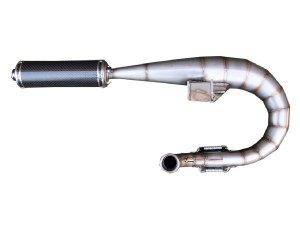 Rennauspuff Pipe Design Vespa PX 125, 150, 177 Basic-Star PX 125 - normales Stahlblech
