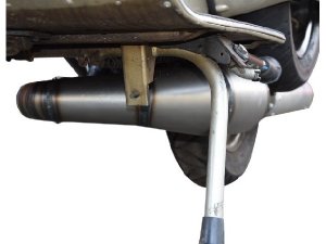 Rennauspuff Pipe Design Vespa PX 125, 150, 177 Bullet 177 HS - normales Stahlblech