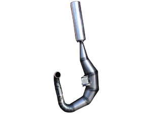 Rennauspuff Pipe Design Vespa PX 125, 150, 177 Bullet 177 HS - normales Stahlblech