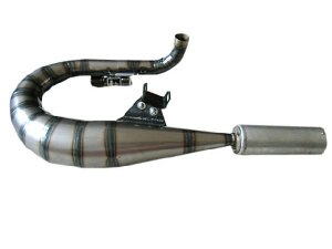 Rennauspuff Pipe Design Vespa PX 125, 150, 177 Charger 177 - normales Stahlblech