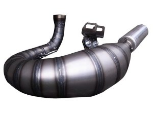 Rennauspuff Pipe Design Vespa PX 125, 150, 177 Hornet 195 EVO - normales Stahlblech