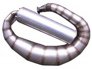 Rennauspuff Pipe Design Vespa Smallframe V50, PV, ET3, PK...