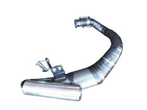 Rennauspuff Pipe Design Vespa Smallframe V50, PV, ET3, PK Nitro 160 - normales Stahlblech