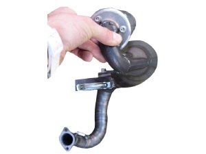 Rennauspuff Pipe Design Vespa Smallframe V50, PV, ET3, PK Nitro 160 - normales Stahlblech