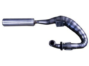 Rennauspuff Pipe Design Vespa T5 125, 172 Basic-Star T5 - normales Stahlblech