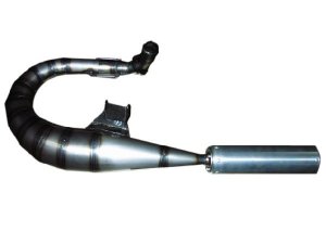 Rennauspuff Pipe Design Vespa T5 125, 172 Charger T5 - normales Stahlblech