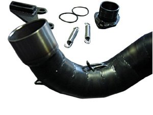 Rennauspuff Pipe Design Lambretta LI, GP, TV, SX, TS1, RB 200, 225 Bullet TS1 - normales Stahlblech