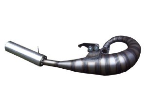 Rennauspuff Pipe Design Lambretta LI, GP, TV, SX, TS1, RB 200, 225 Charger RB - normales Stahlblech