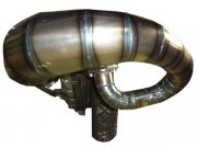 Rennauspuff Pipe Design Lambretta LI, GP, TV, SX, TS1, RB...