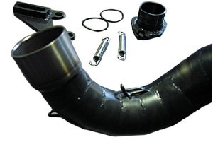 Rennauspuff Pipe Design Lambretta LI, GP, TV, SX, TS1, RB 200, 225 Duster TS1 - normales Stahlblech